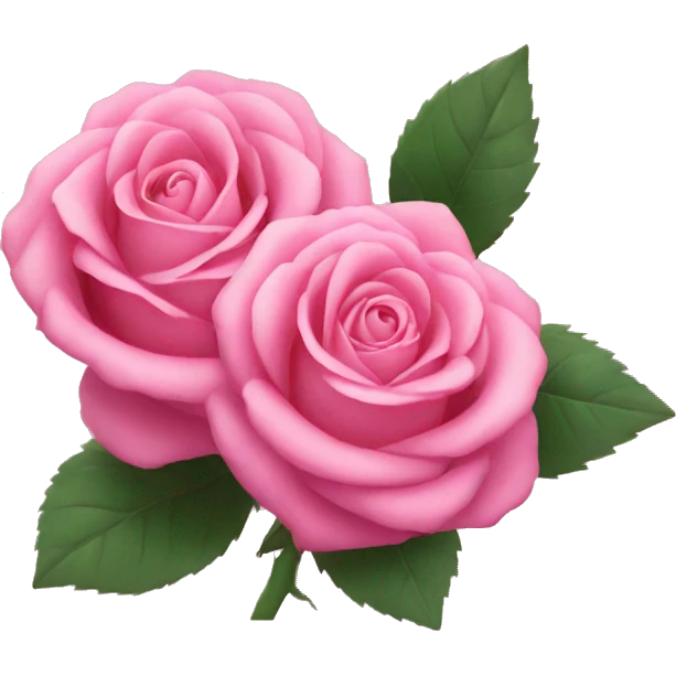 Pink roses  emoji