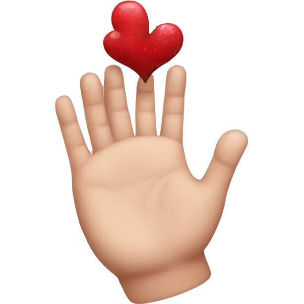 CORAZON DE MANO emoji
