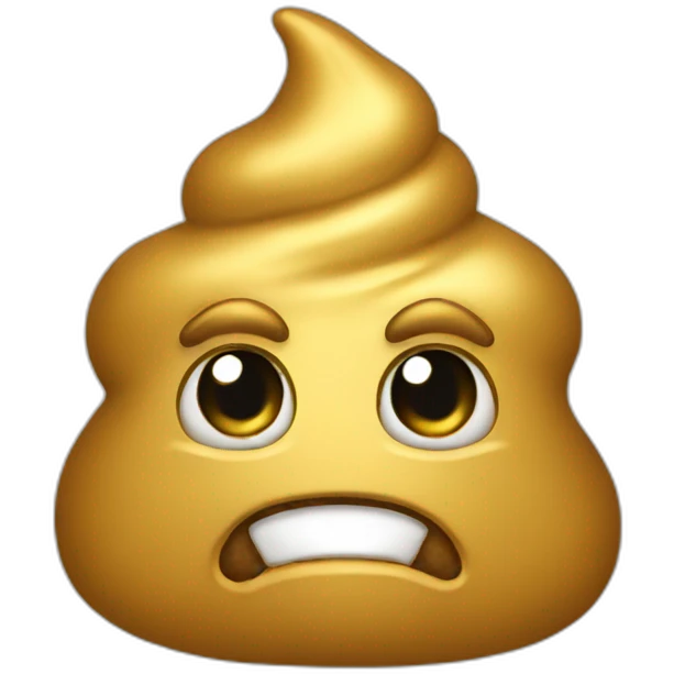 gold-poop emoji