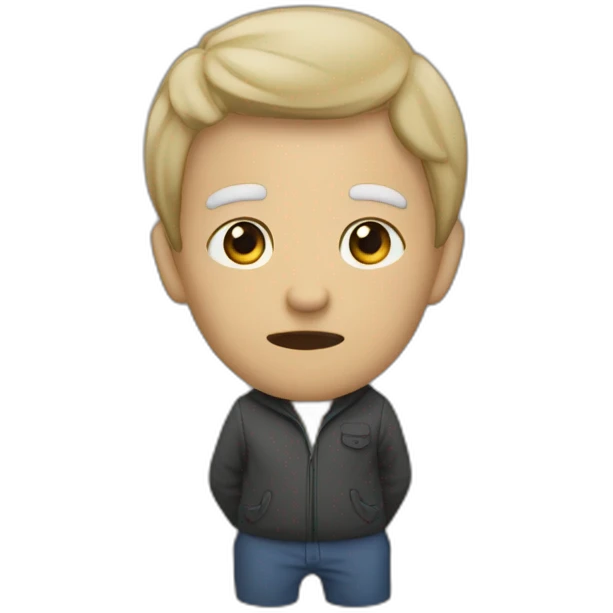une personne qui tombe dans un troue emoji