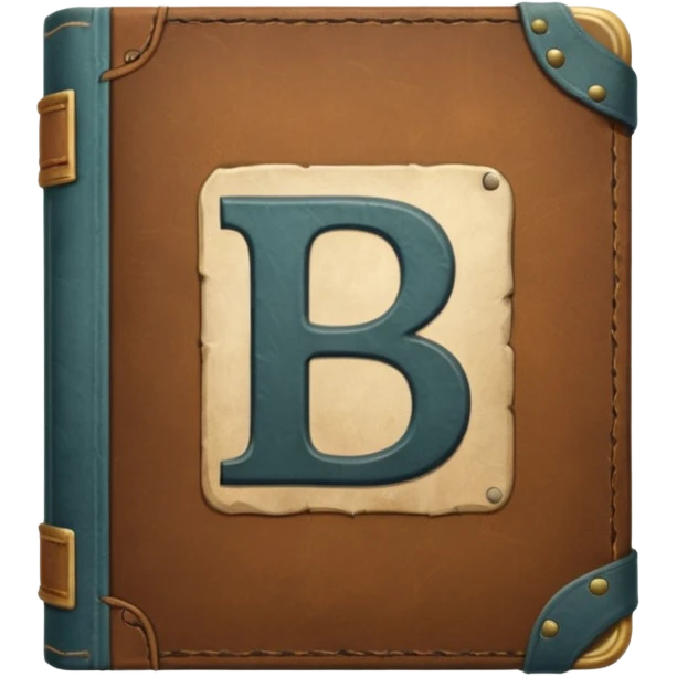 a book with label "B1" on its cover emoji