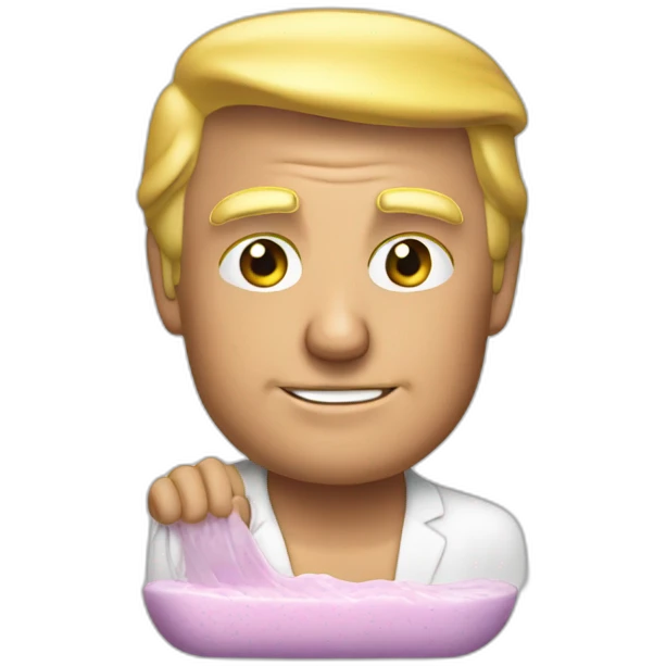 trump-holding-soap emoji