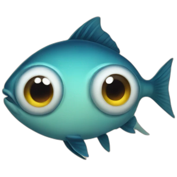 Three eyed fish emoji