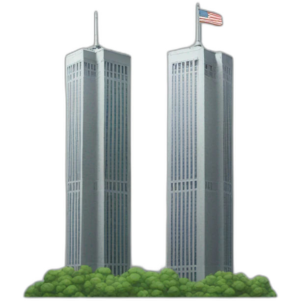 Twin towers emoji