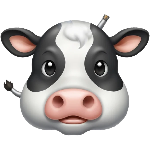 cow smoke weed emoji
