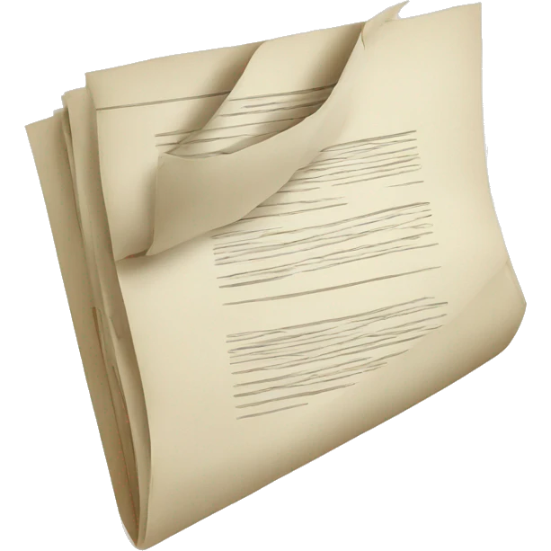 Flying document papers emoji