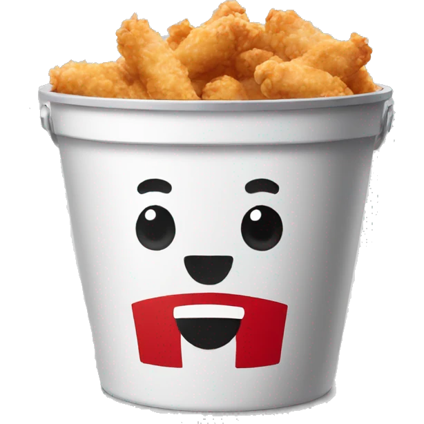 cute kfc bucket emoji