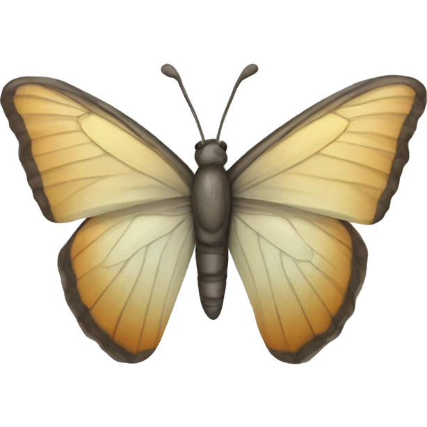 Silverd butterfly emoji