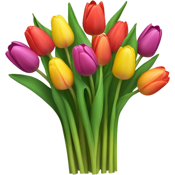 tulips emoji
