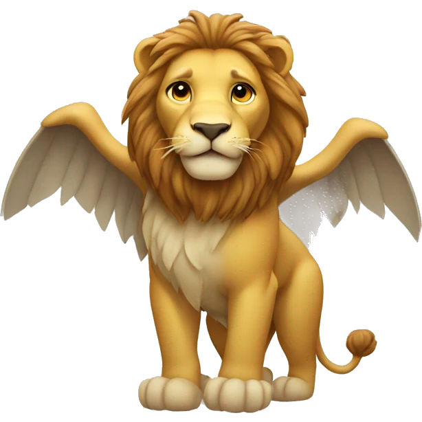 lion with wings and fishtail  emoji
