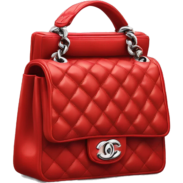 Front Chanel bag Red emoji