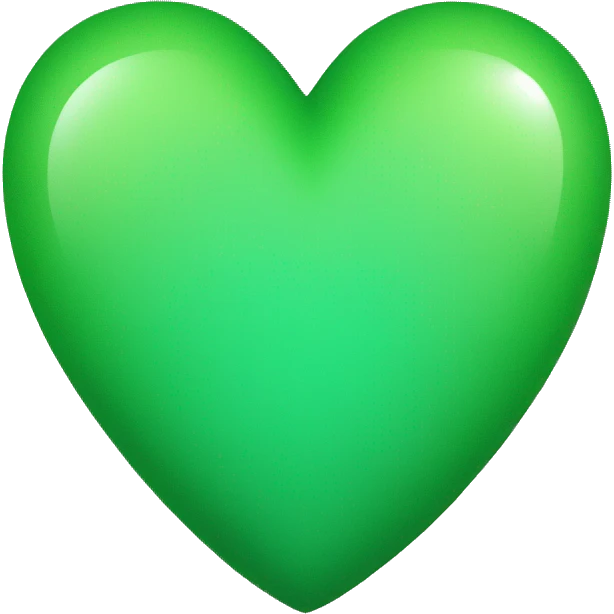 green heart emoji