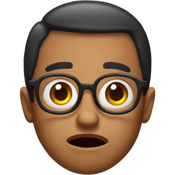 a confused  emoji