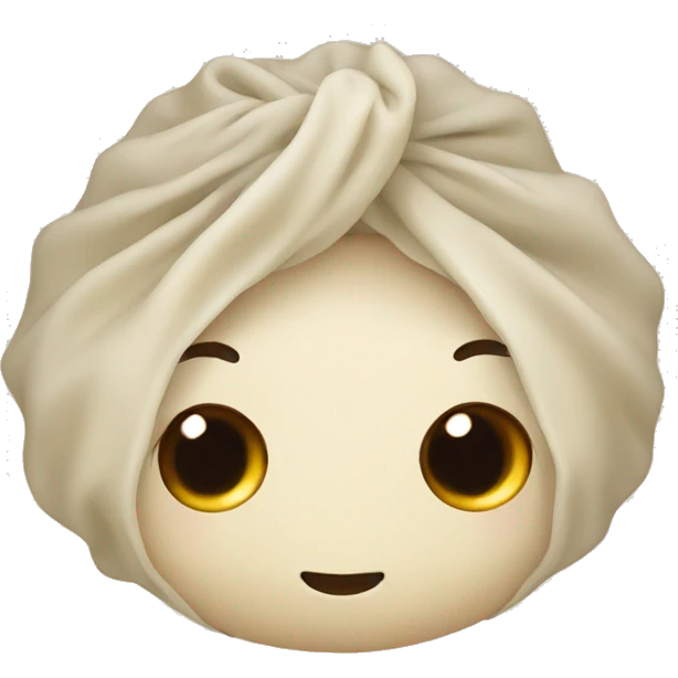 dumpling without a face emoji