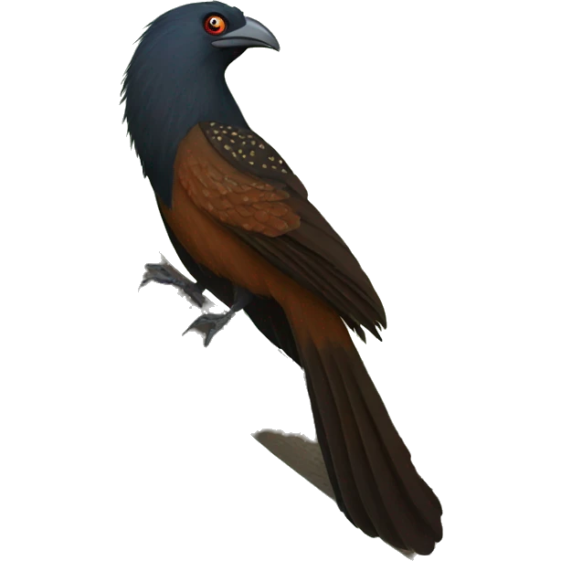 Greater coucal emoji