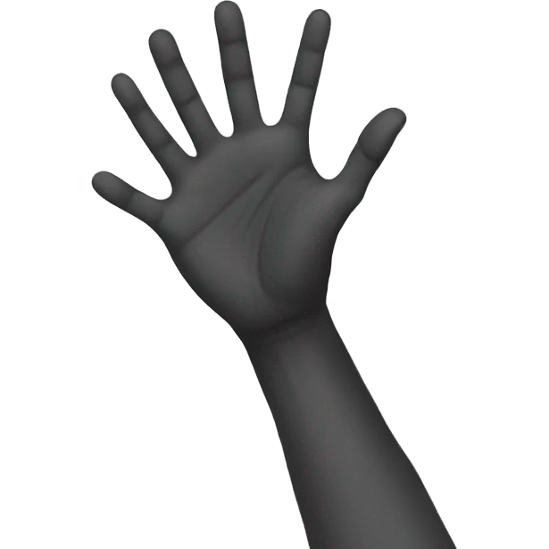 hand wave emoji
