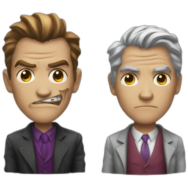 Batman Two-Face emoji