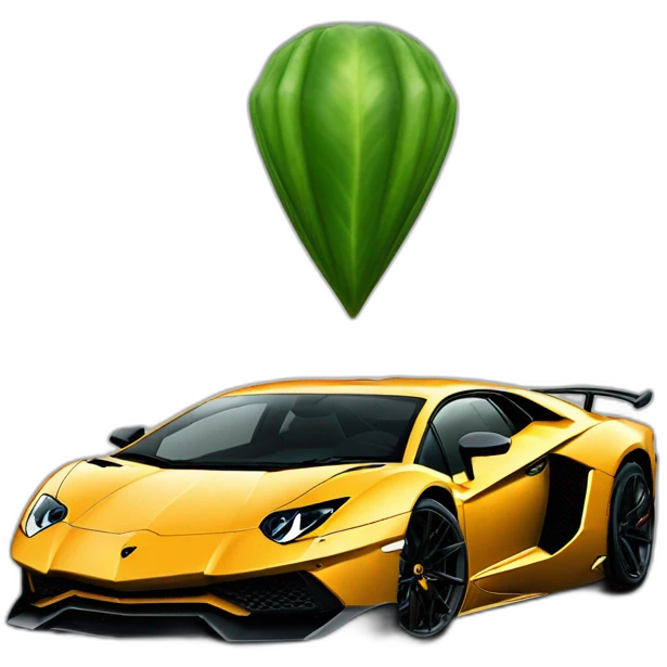 Lamborghini Aventador svj emoji