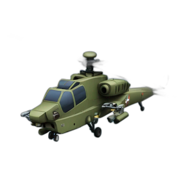 Apache helicopter emoji