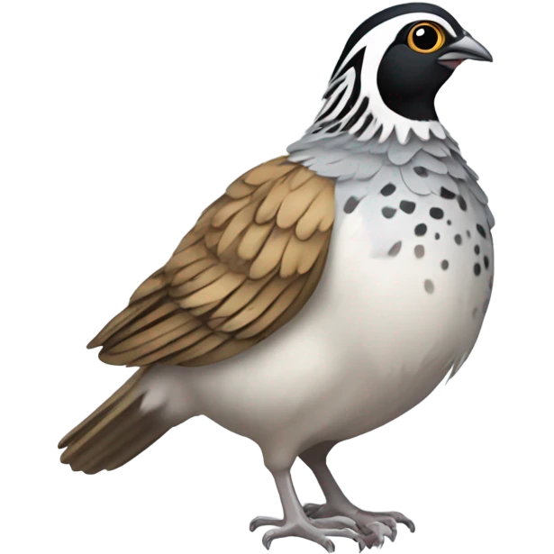 quail with injured wing emoji