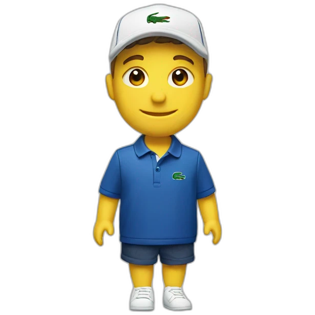 Ensemble lacoste emoji