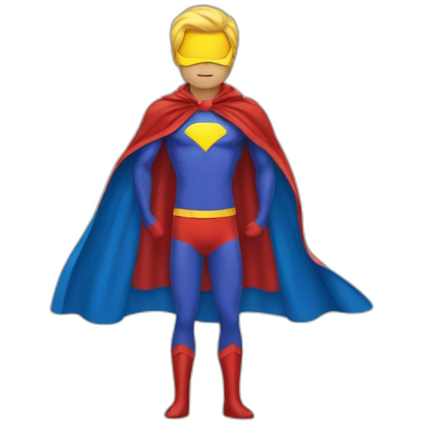 superhero cape emoji