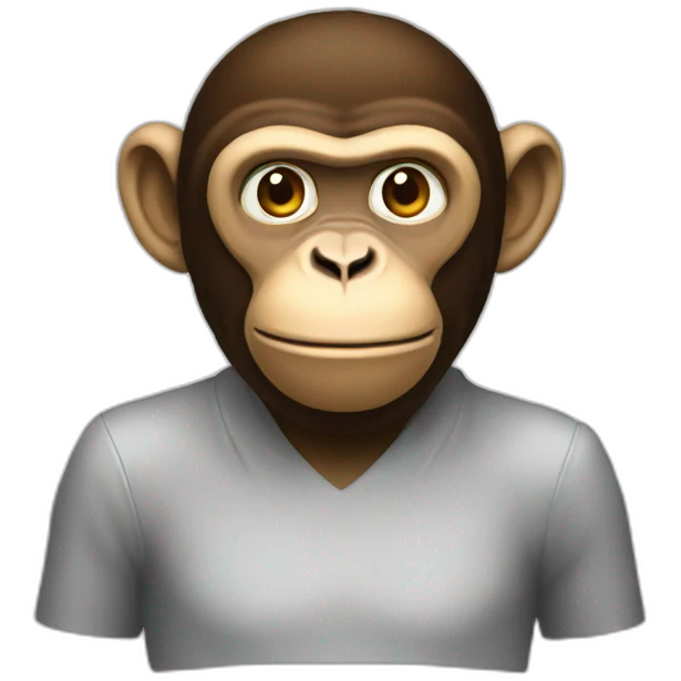 Coding monkey emoji