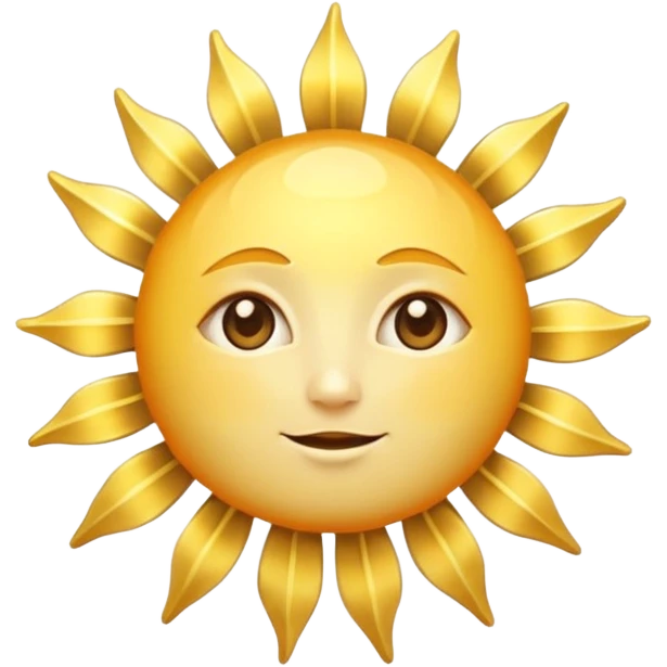Aesthetic sun rays  emoji
