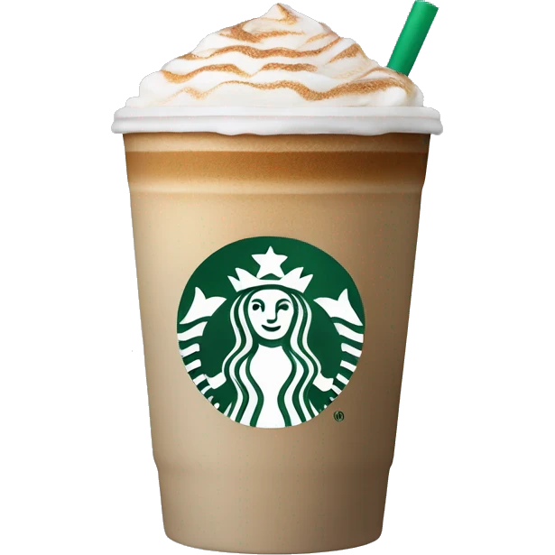 Starbucks latte emoji