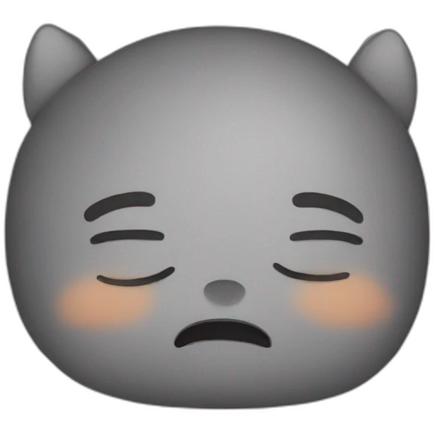 sleepy emoji