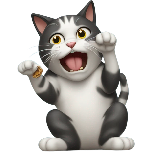 Cat throwing up  emoji
