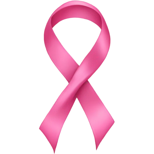 Pink ribbon emoji