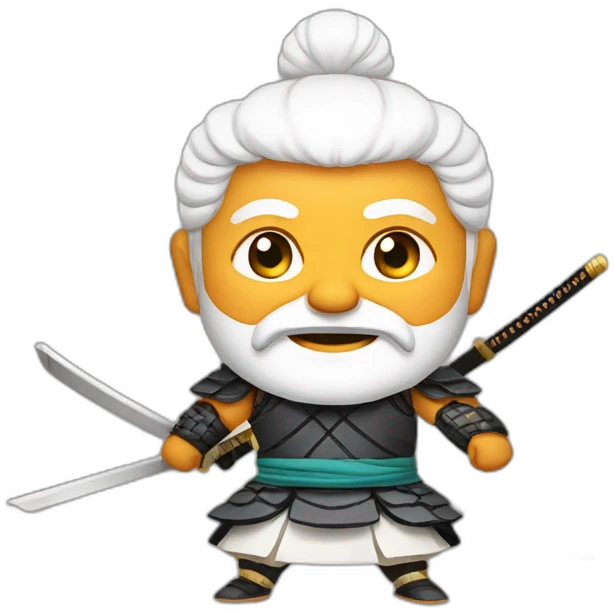 Modi ji as samurai emoji