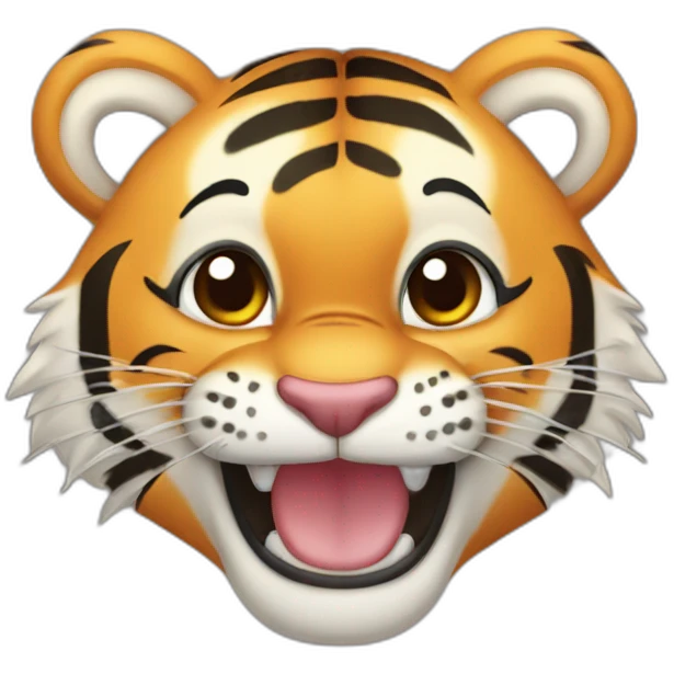 tiger cub winking emoji