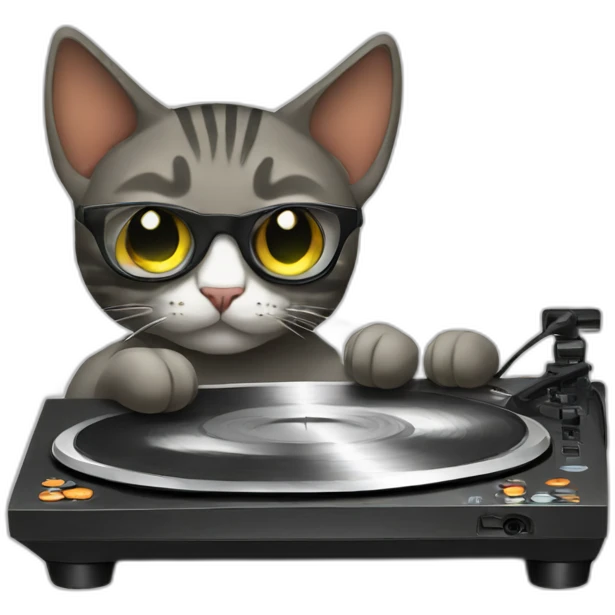 DJ CAT emoji
