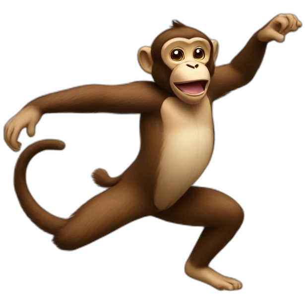 Dancing monkey  emoji