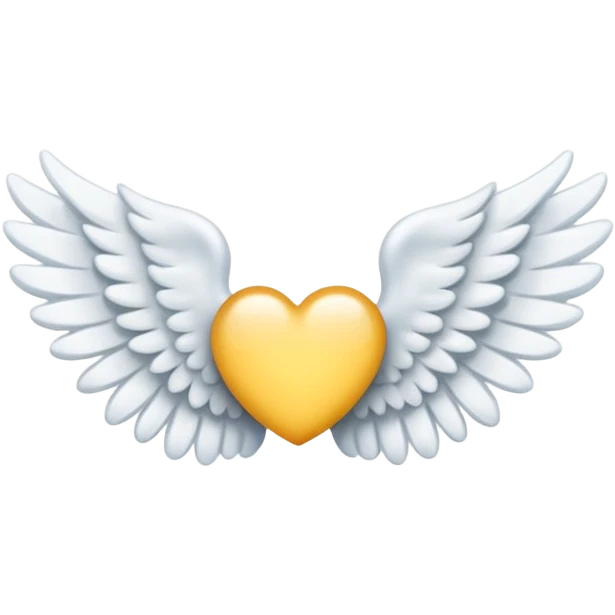 Angel wing, cozy emoji
