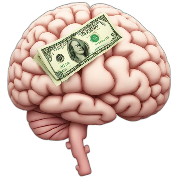 brain with a dollar sign emoji