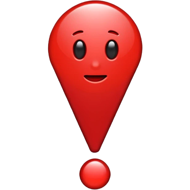 exclamation mark full red emoji