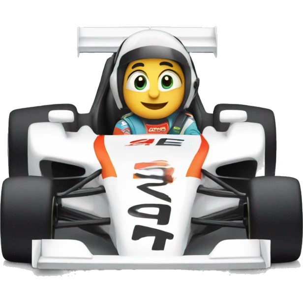 iphone and race car emoji