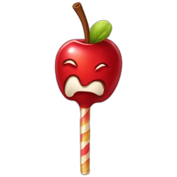 candy apple emoji
