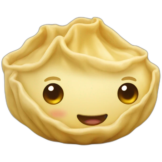 Golden dumpling emoji