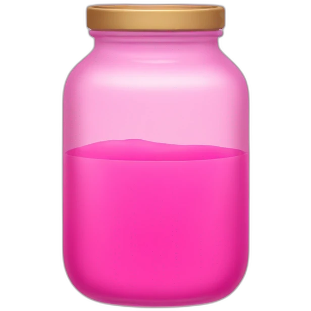 jar with pink liquid emoji