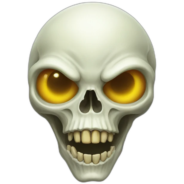 Alien skull emoji