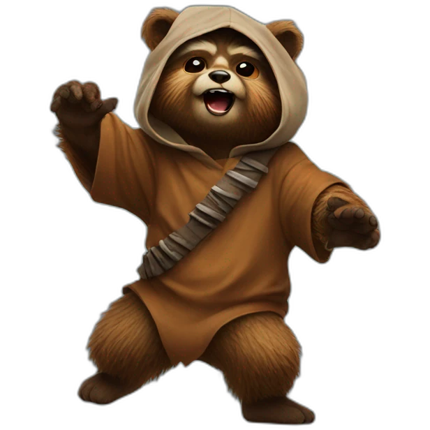Ewok dancing emoji