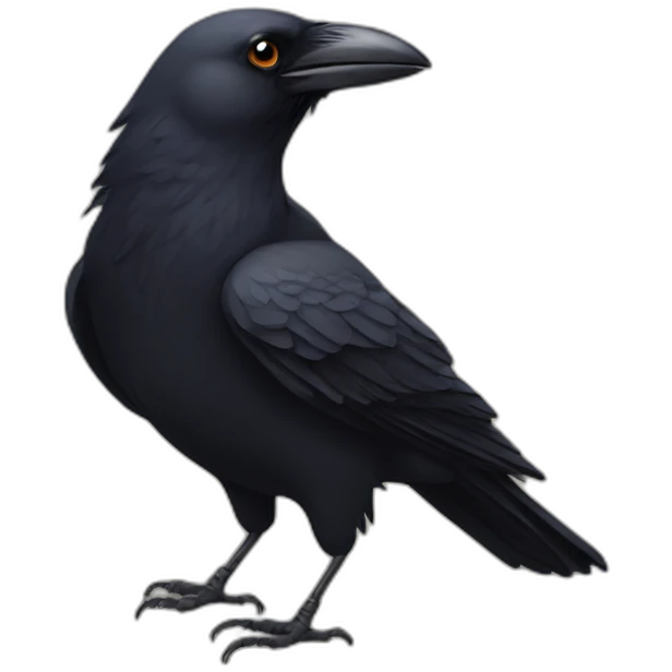 Crow emoji