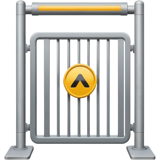 automatic barrier, gate, lifting gate, gates emoji