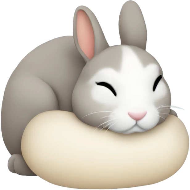 sleeping bunny emoji