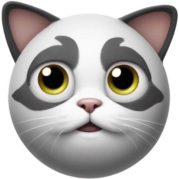 cat with eyes the size of golf balls emoji