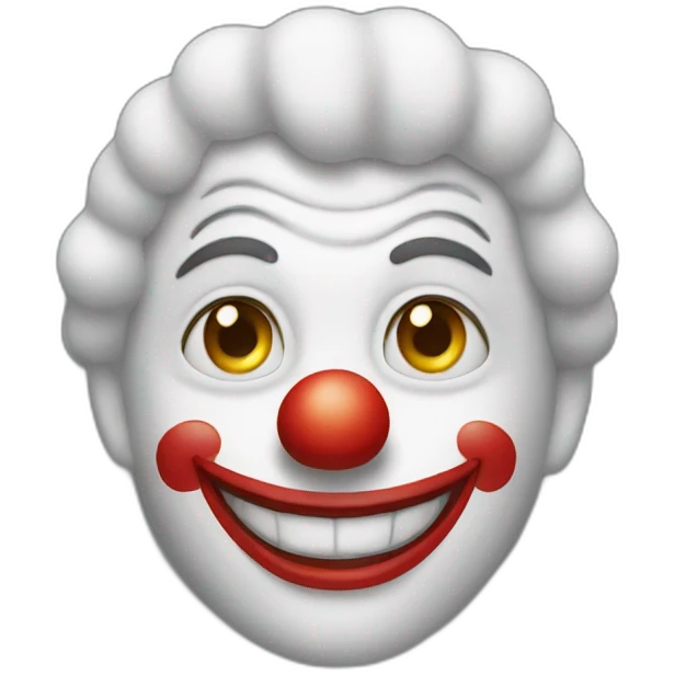 Clown face emoji